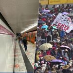 Cierra Metro cerca del AICM por manifestaciones Cierra Metro cerca del AICM por manifestaciones