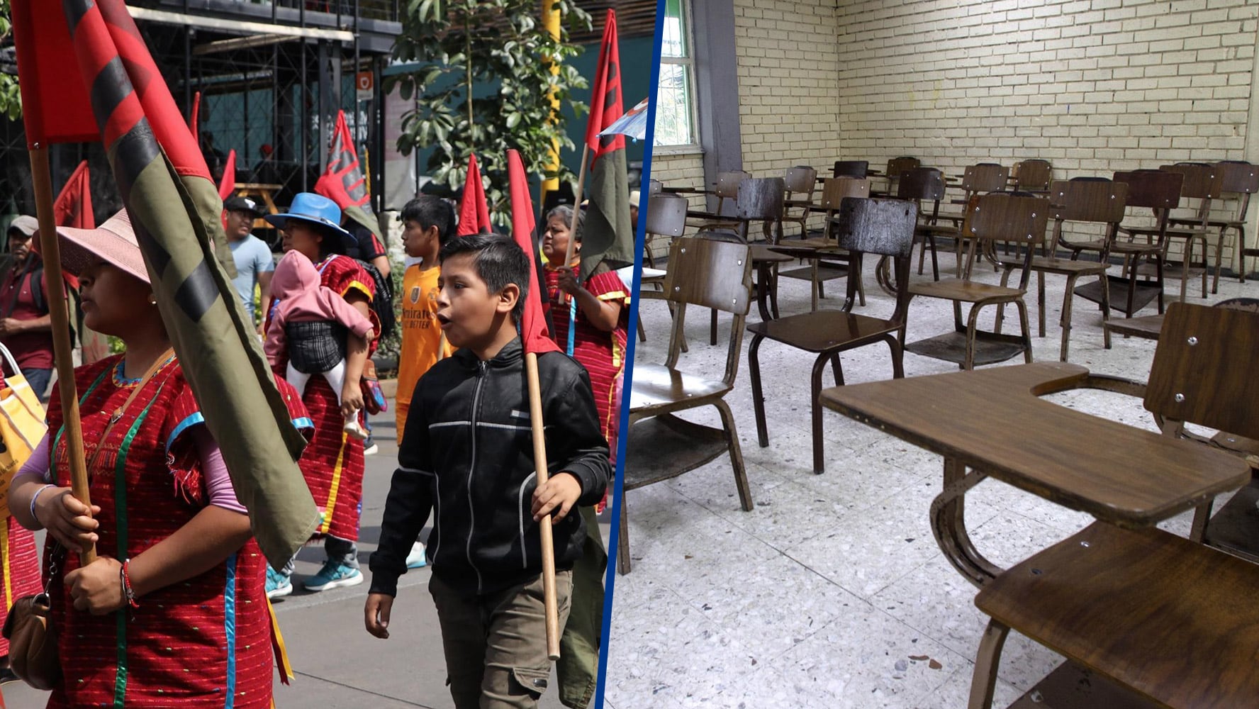 CNTE paraliza escuelas y lanza protestas nacionales CNTE paraliza escuelas y lanza protestas nacionales