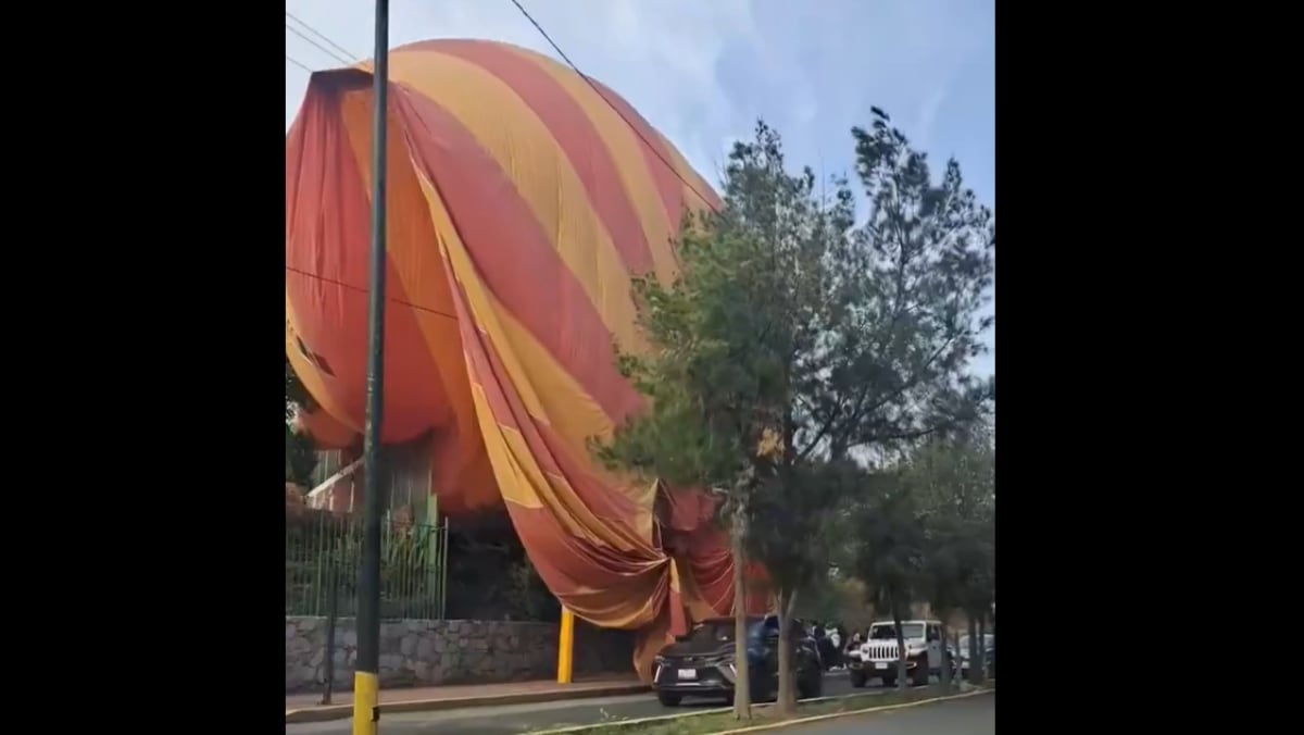 Desplome de globo en Teotihuacán deja 12 heridos Desplome de globo en Teotihuacán deja 12 heridos