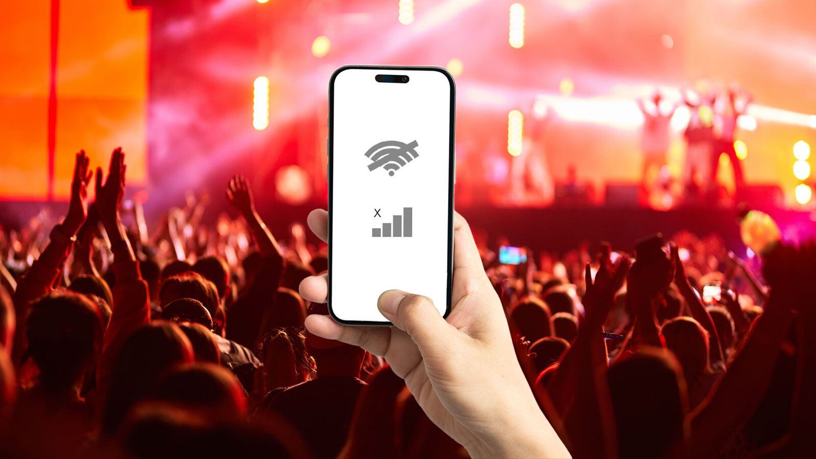 Sin señal en conciertos: Por qué falla y cómo solucionarlo Sin señal en conciertos: Por qué falla y cómo solucionarlo