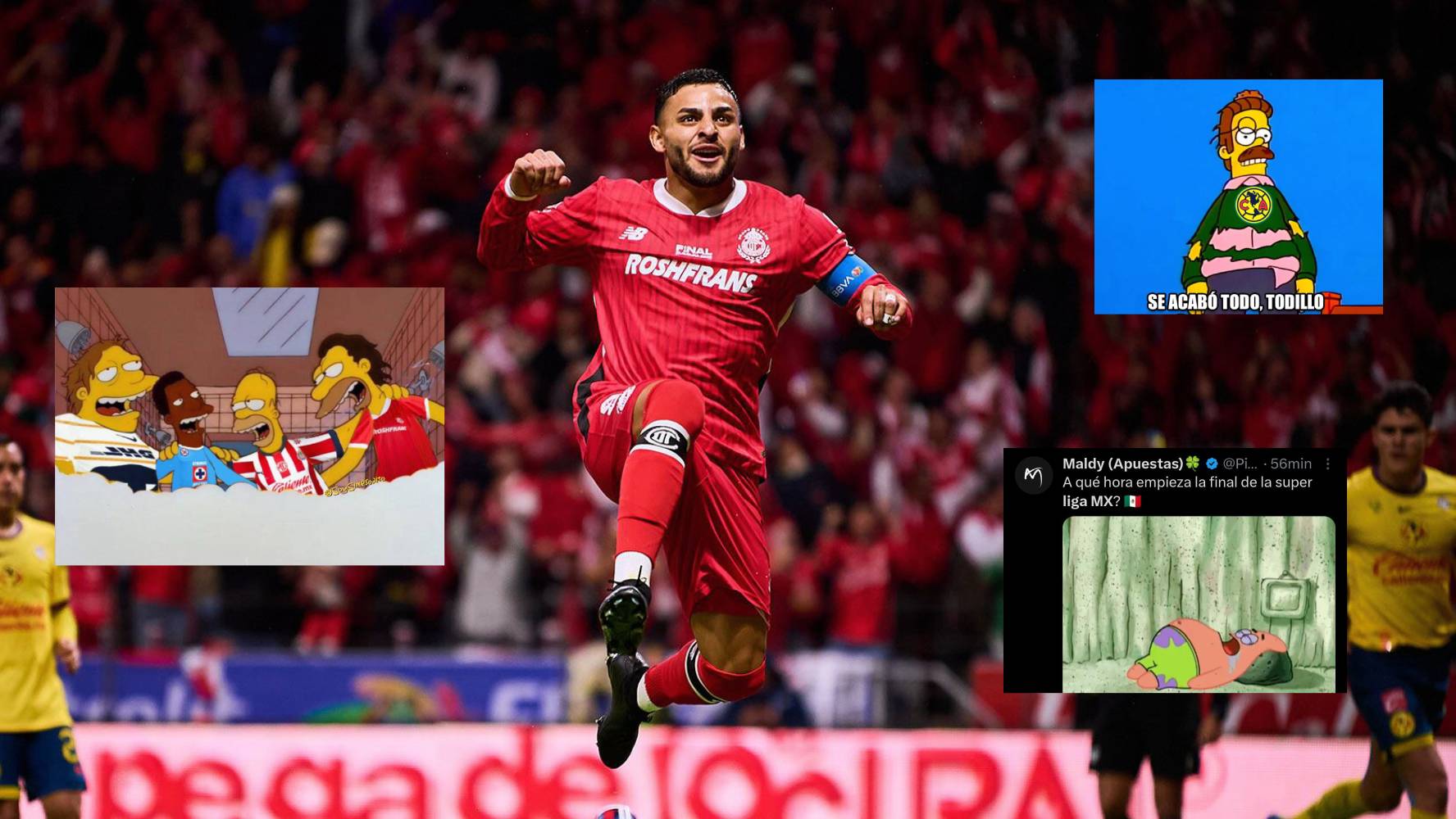 Toluca campeón y los memes también Toluca campeón y los memes también