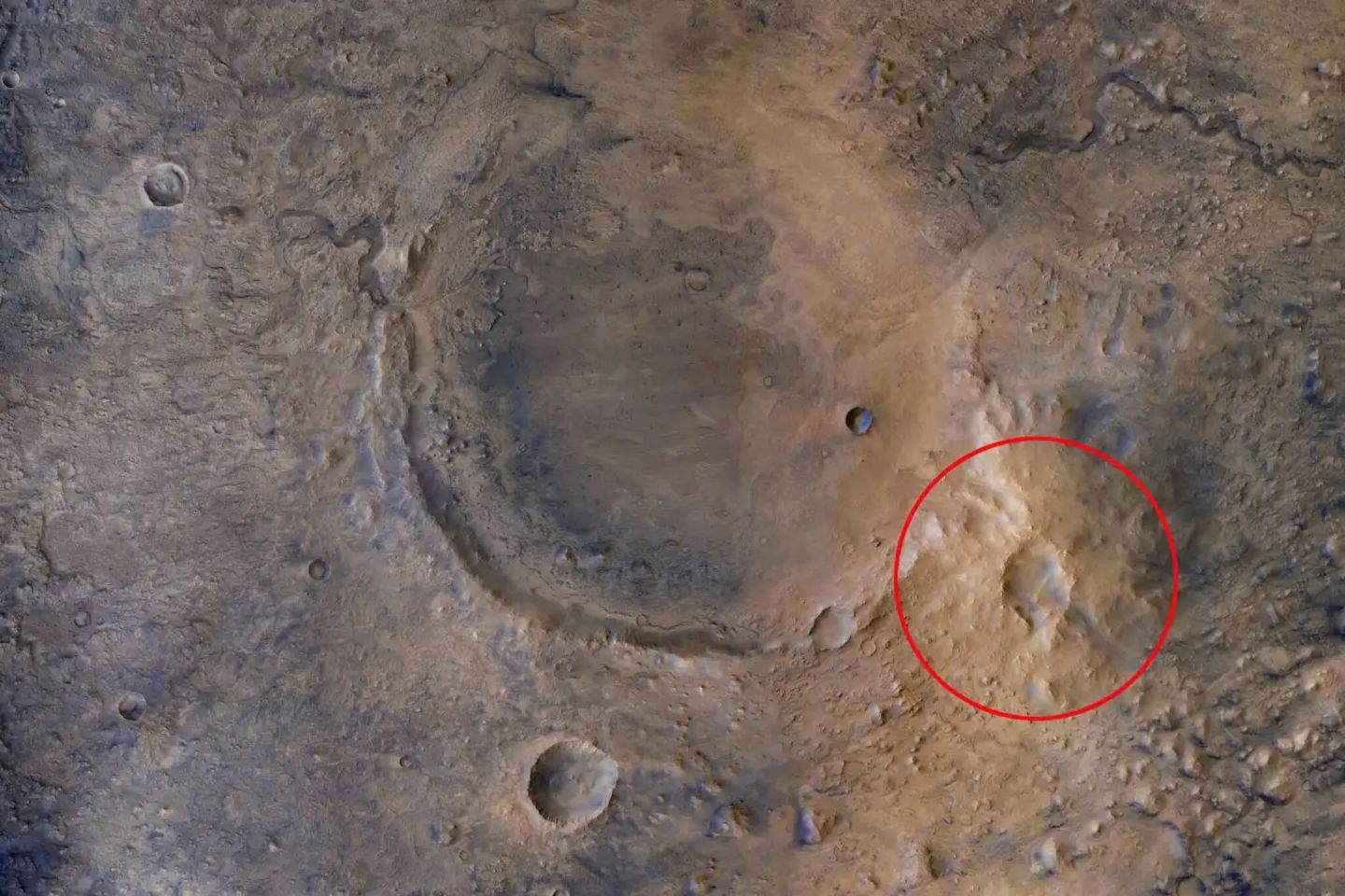 “Descubren Volcán Oculto en Marte Cerca de Perseverance” "Descubren Volcán Oculto en Marte Cerca de Perseverance"