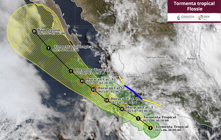 Flossie se intensifica rumbo a México: alertas y previsiones
