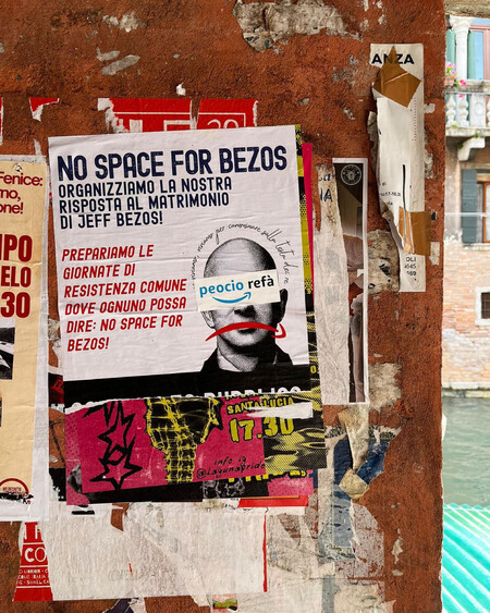 Protestas en Venecia por la Boda de Bezos Protestas en Venecia por la Boda de Bezos