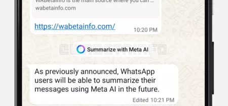WhatsApp Integra IA para Resumir Mensajes Privados