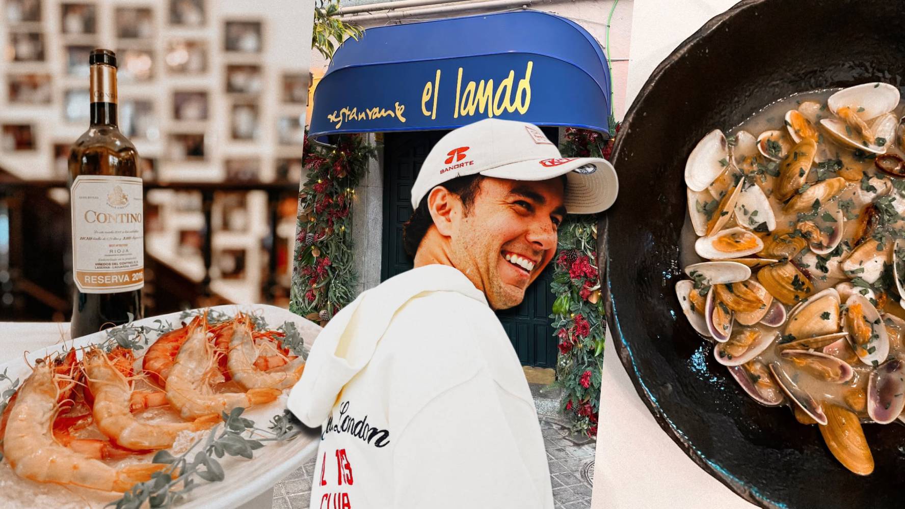 Checo Pérez y su experiencia gastronómica en El Landó Checo Pérez y su experiencia gastronómica en El Landó