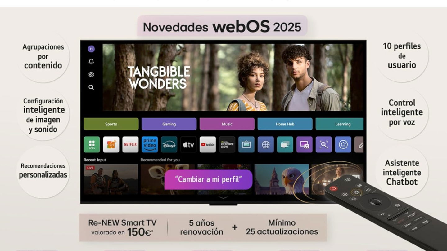 Más de 850 euros de descuento para un Smart TV LG OLED evo AI C5 de 2025: absolutamente de locos