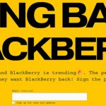 “El Regreso de BlackBerry: Una Nostalgia Renovada” "El Regreso de BlackBerry: Una Nostalgia Renovada"