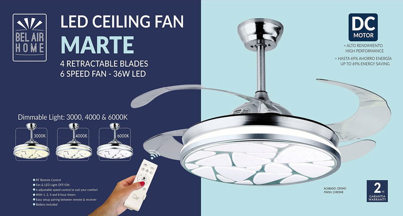 Gran Descuento en Ventilador de Techo con Luz LED en AliExpress Gran Descuento en Ventilador de Techo con Luz LED en AliExpress