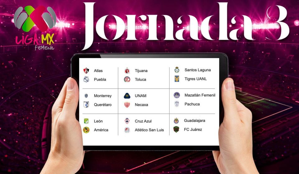 Jornada 3 de la Liga MX Femenil: Partidos, Resultados y Tabla de Posiciones