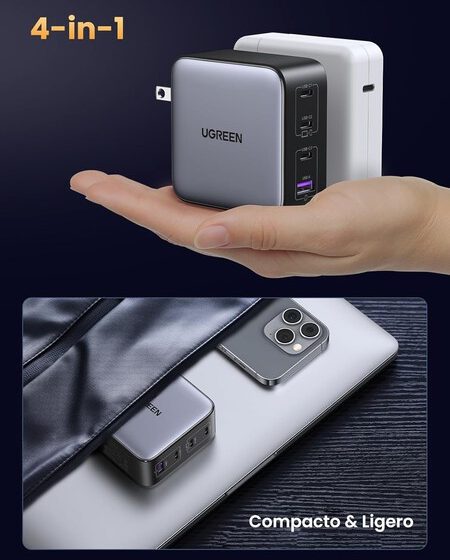 “Prime Day 2025: Cargador UGREEN de 100W a Precio Especial” "Prime Day 2025: Cargador UGREEN de 100W a Precio Especial"