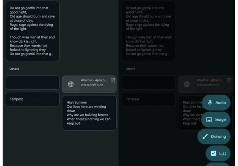 Rediseño de Google Keep con Material 3 Expressive Rediseño de Google Keep con Material 3 Expressive